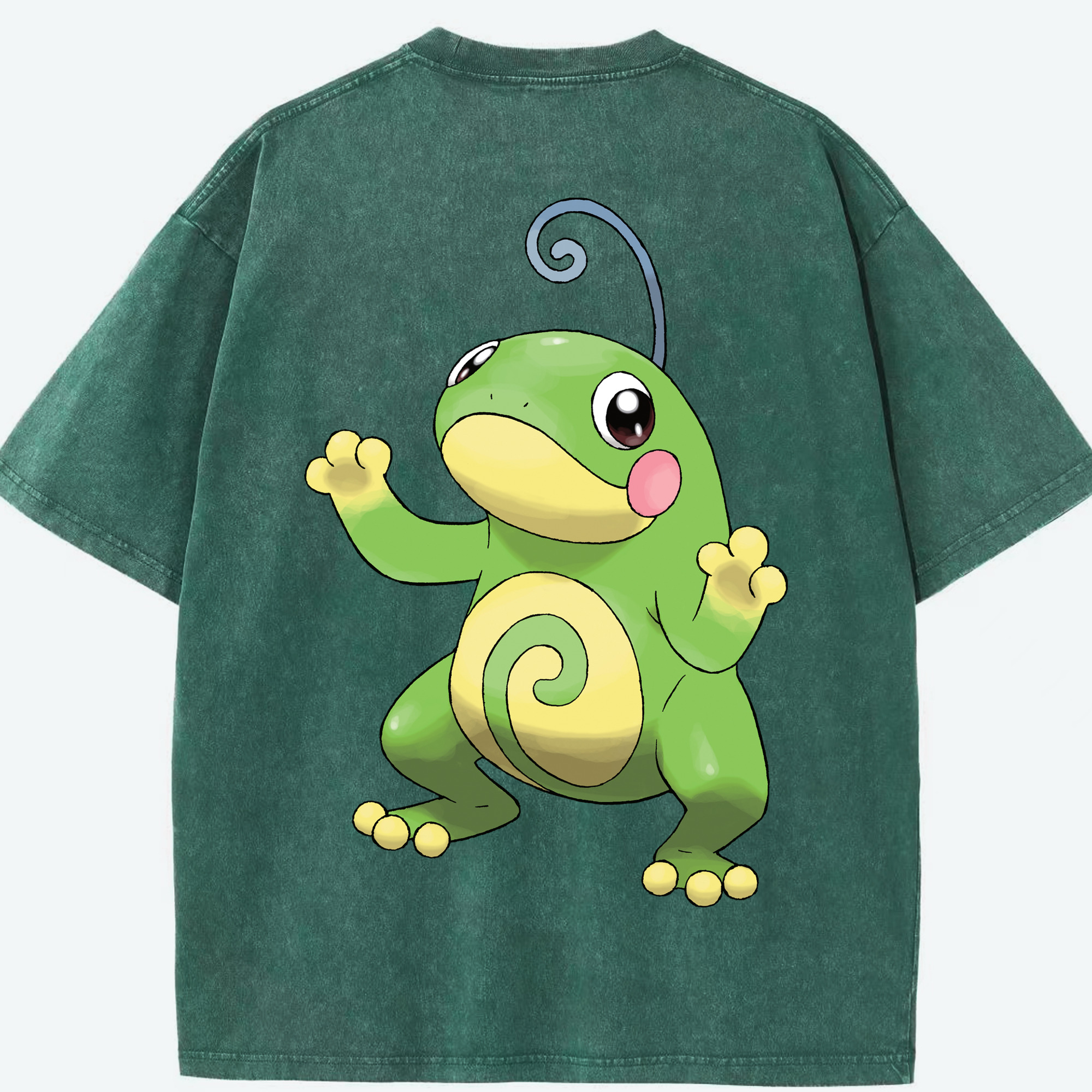 （画像用） ポケットモンスター Pokémon 綿100% ヴィンテージ風 半袖Tシャツ（背面プリント）
